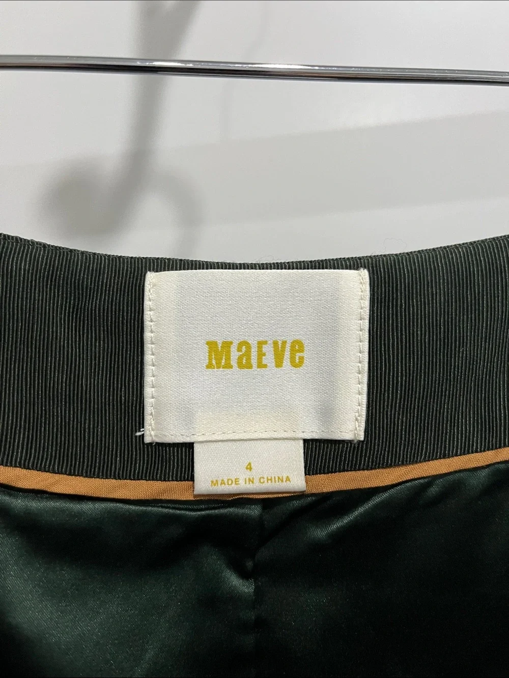 Maeve Dark Green Polka Dot Pencil Skirt
